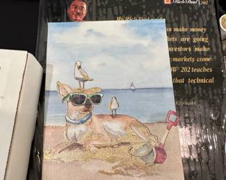 Chihuahua on Beach Canvas Print by Beth Grove