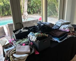 Womens Clothing and Handbags Assortment