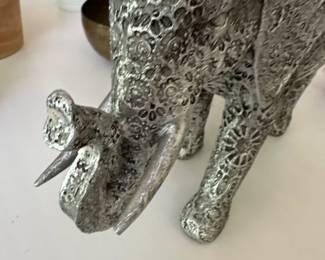 Textured Elephant Figurine second image