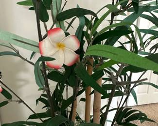 Artificial Bamboo Tree with Plumeria Flowers second image