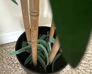 Artificial Bamboo Tree with Plumeria Flowers third image