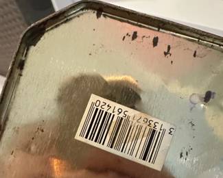 Vintage CocaCola Tin Box with Polka Dots second image