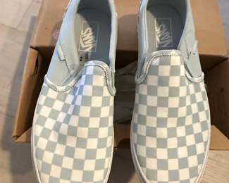 Vans Classic SlipOn Checkerboard Ice Blue