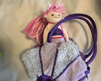 Plush Mermaid Doll with Handbag