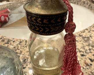 Vintage Perfume Bottle with Tassel
