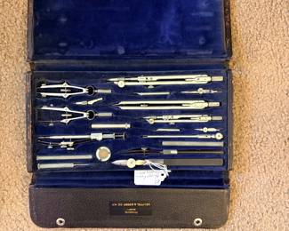 Vintage drafting set