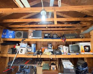Garage items / vintage electronics 