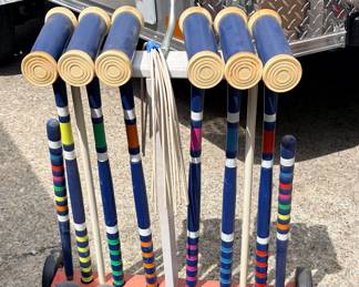 Vintage Croquet Set