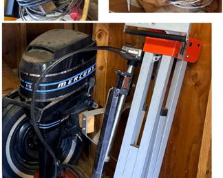 Mercury Boat Motor/ Eagle Trolling Motor / "Fire Storm" extension roller 