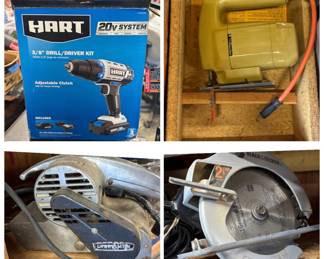 Power tools, drills/sanders/saws