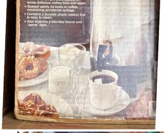 Alladin Heater/ West Bend Party Perk coffee 