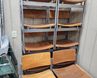 Mid-Century School University Chair 