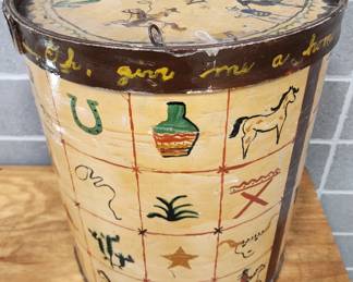 Folk Art Painted Box