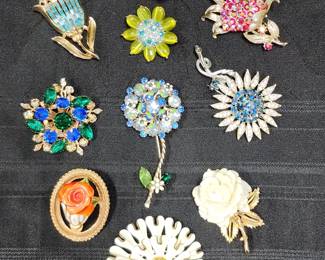 Lots of vintage jewelry available!