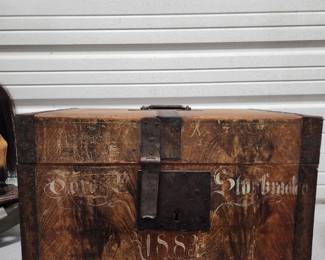 1800's Norwegian Wedding Trunk