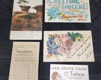 Reedsburg Wi, Kendall, Wonewoc, and Cazenovia Wisconsin Postcards