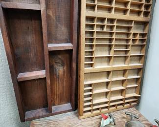 Printers Drawer, Vintage Fire Extinguishers