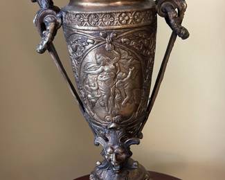 Barbedienne Bronze Neoclassical handled urn $800