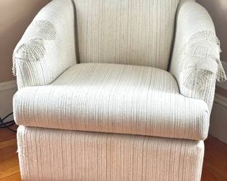 Rotating And Rocking Upholstered Chair