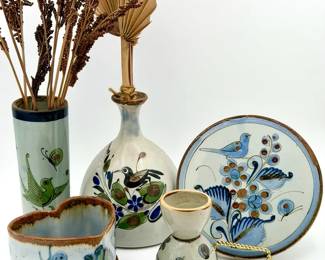 Ken Edwards Style Mexican Pottery Lot