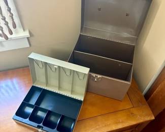 (2) Metal Boxes
