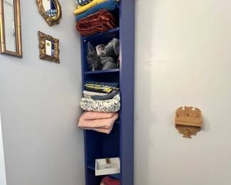 Blue Bookcase with Adjustable Shelves