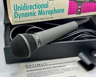 Optimus Unidirectional Dynamic Microphone