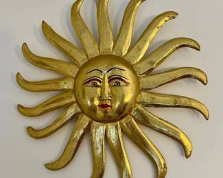 Golden Sun with Painted Face
