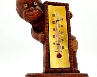 vintage 1949 "Diaper Dan" Americana thermometer figurine.