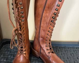 Vintage Foundry Co. Sadelle Tall Leather Boots — Size 9 Womens