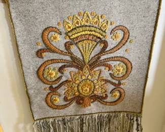 Decorative Wall Hanging with Fringe