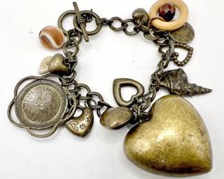 Hearts Charm Bracelet