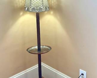 Carved Rod Floor Lamp