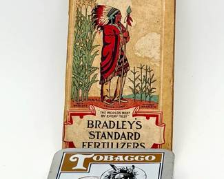 (2) Native American Advertising Items