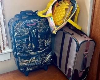 LL Bean & Betseyville Luggage With A Beach Bag