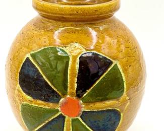 1960s Aldo Londi for Bitossi Italian pottery vase