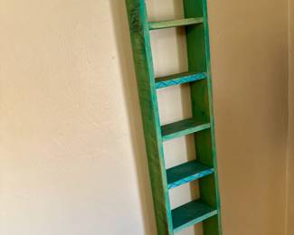 Seven Tier Painted Mini Wall Shelf