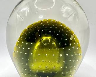Mid-Century Blown Glass Paperweight
