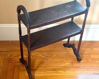 Ornate Wood Book Shelf
