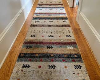 9 1/2-Foot Turkish Runner Rug