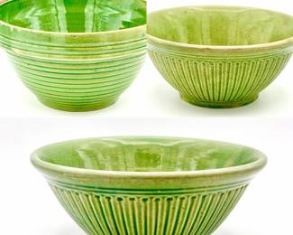 (3) Nesting McCoy Mixing Bowls