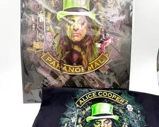 Alice Cooper Paranormal Album Tour Tote & Poster