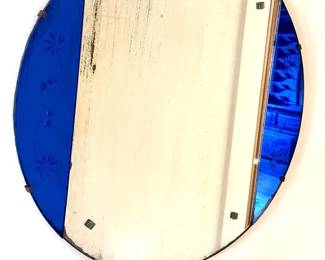 Blue Edge Mirror