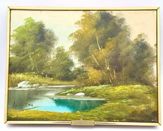 Signed Landscape Painting
