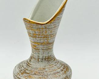 vintage Royal Haeger vase in the "Gold Tweed" pattern