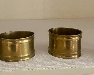 Brass Napkin Rings