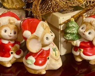 HOMCO Mice Ornaments