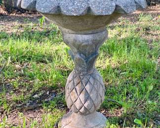 Cement Birdbath 