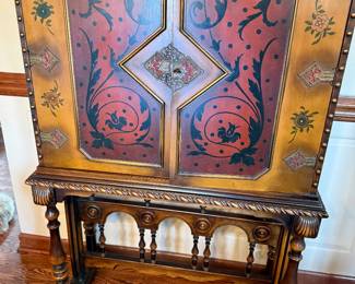 Berkey & Gay Renaissance Revival Chest on Walnut Base