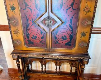 Berkey & Gay Renaissance Revival Chest on Walnut Base